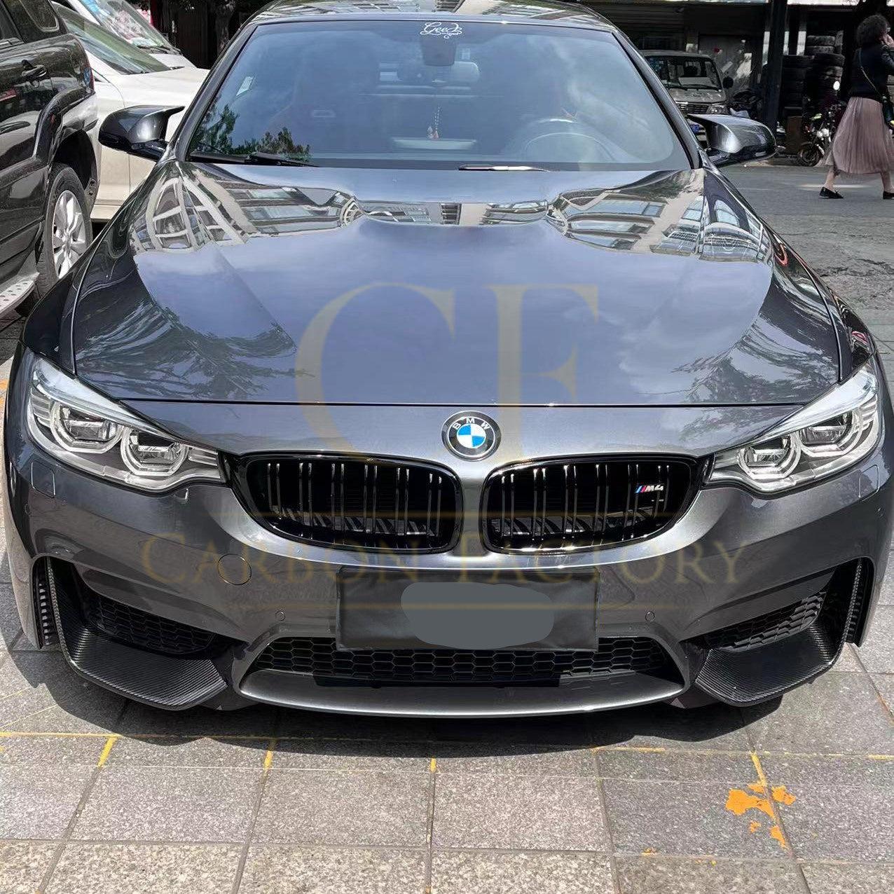 BMW F80 M3 F82 F83 M4 MP Style Pre-Preg Carbon Fibre Front Splitter Covers 14-20 by Carbon Factory-Carbon Factory