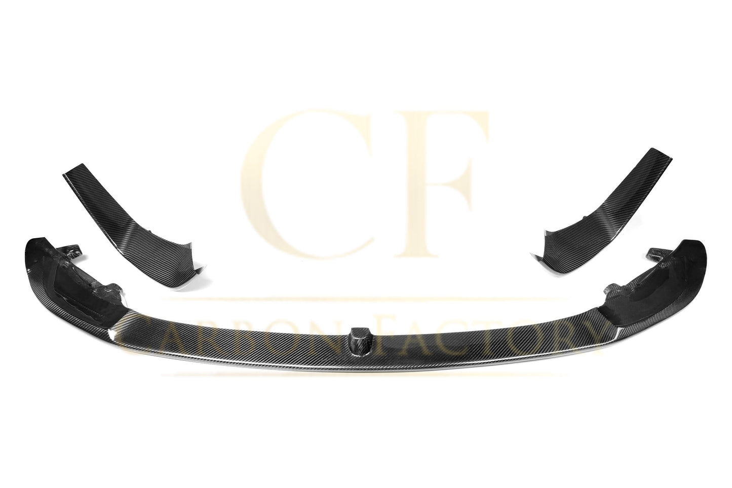 BMW F80 M3 F82 F83 M4 MP Style Pre-preg Carbon Fibre Front Splitter 14-20 (3 Pieces design) by Carbon Factory-Carbon Factory