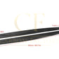 BMW F80 M3 F82 F83 M4 MP Style Pre-preg Carbon Fibre Side Skirt Extension 14-20 by Carbon Factory-Carbon Factory