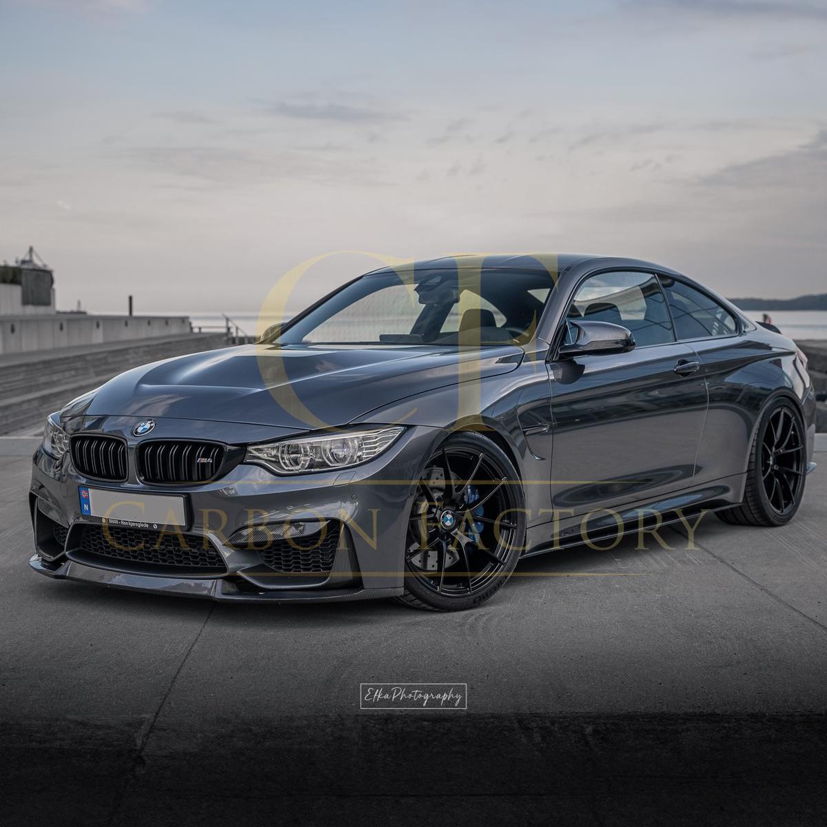 BMW F80 M3 F82 F83 M4 OEM Style Carbon Fibre Front Bumper Trims 14-20 by Carbon Factory-Carbon Factory