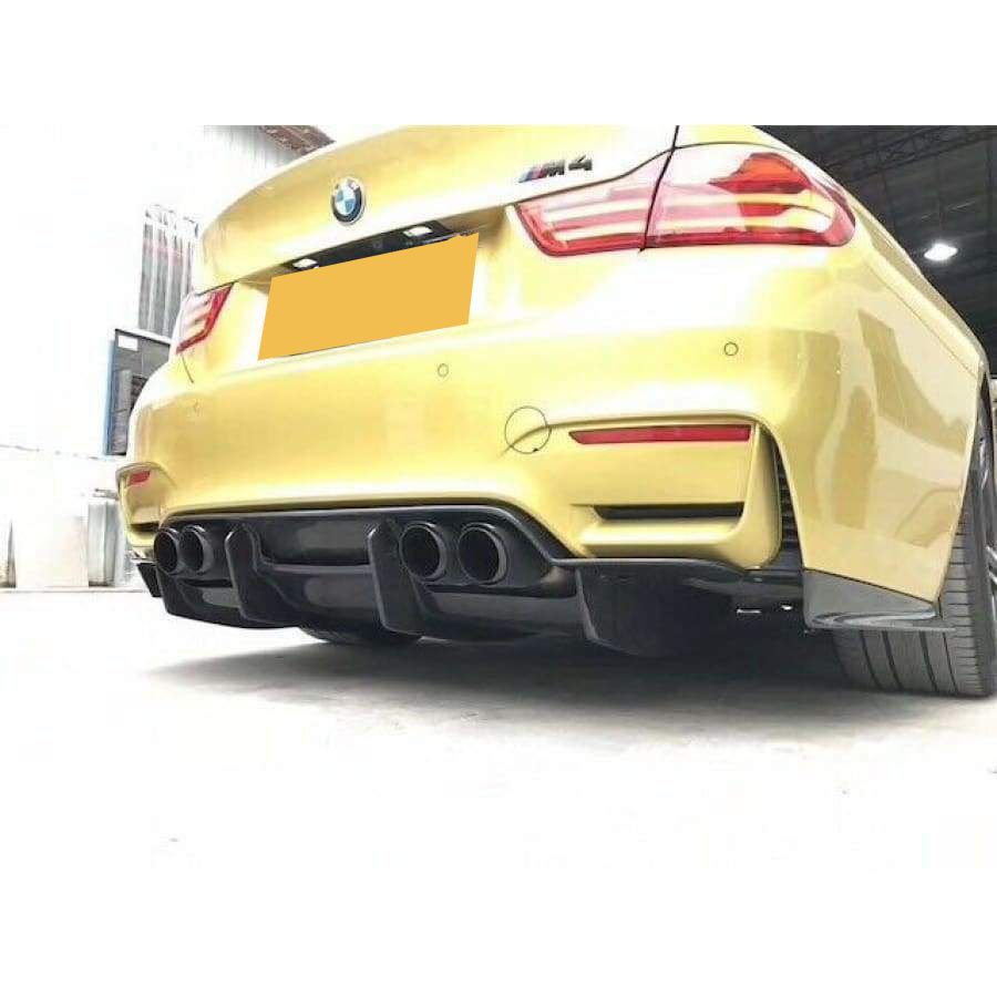 BMW F80 M3 F82 F83 M4 PSM Style Carbon Fibre Diffuser 14-20-Carbon Factory