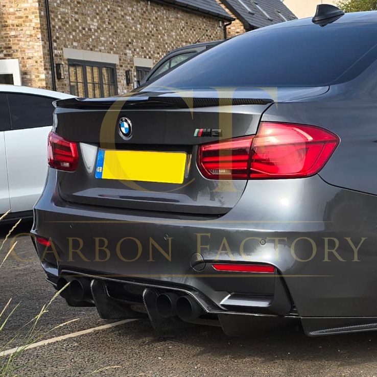 BMW F80 M3 F82 F83 M4 PSM Style Carbon Fibre Diffuser 14-20-Carbon Factory