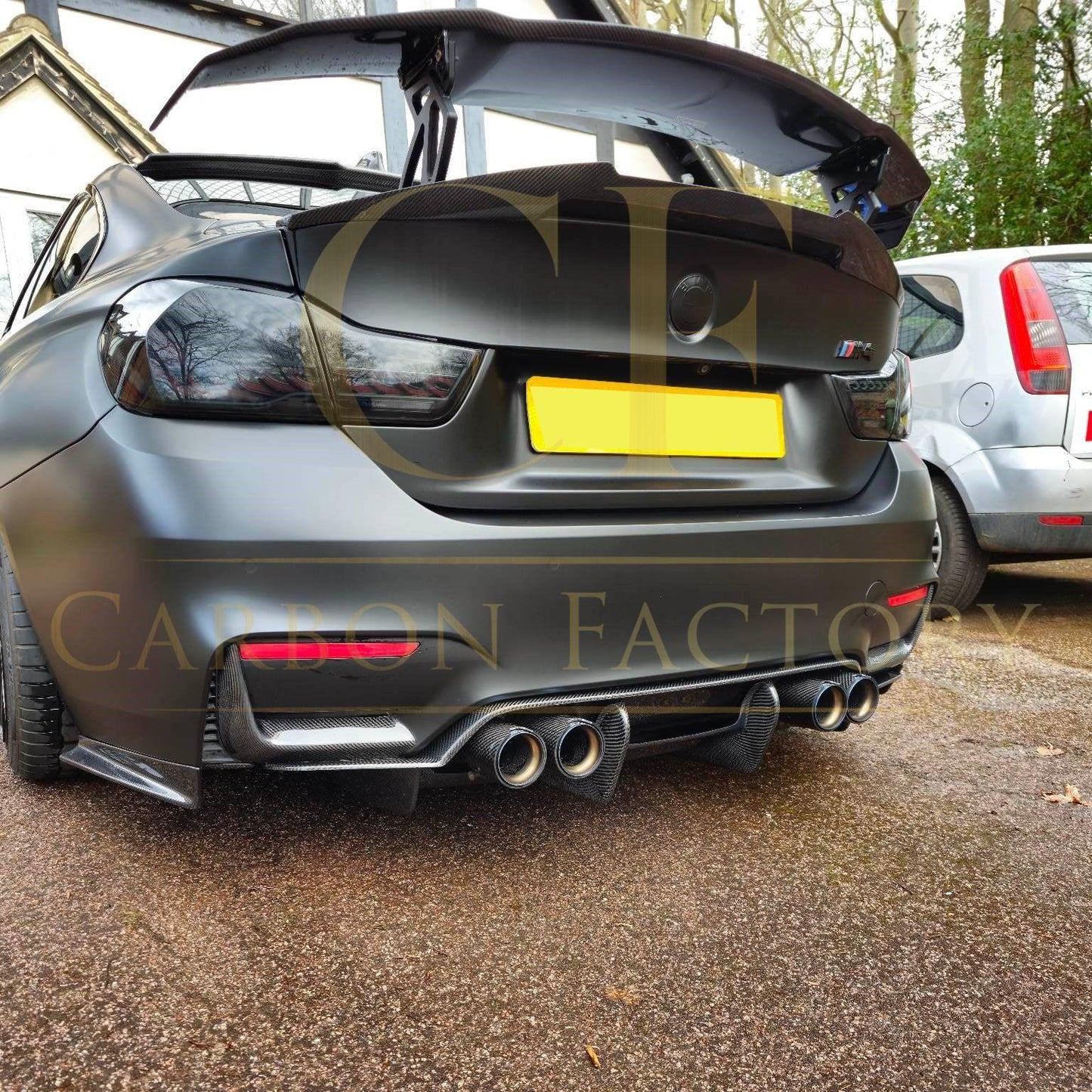 BMW F80 M3 F82 F83 M4 PSM Style Carbon Fibre Diffuser 14-20 by Carbon Factory-Carbon Factory