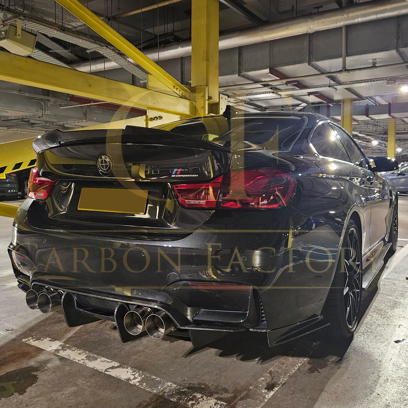 BMW F80 M3 F82 F83 M4 PSM Style Carbon Fibre Diffuser 14-20-Carbon Factory