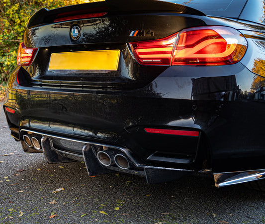 BMW F80 M3 F82 F83 M4 PSM Style Carbon Fibre Diffuser 14-20 by Carbon Factory-Carbon Factory