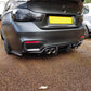 BMW F80 M3 F82 F83 M4 PSM Style Carbon Fibre Diffuser 14-20-Carbon Factory