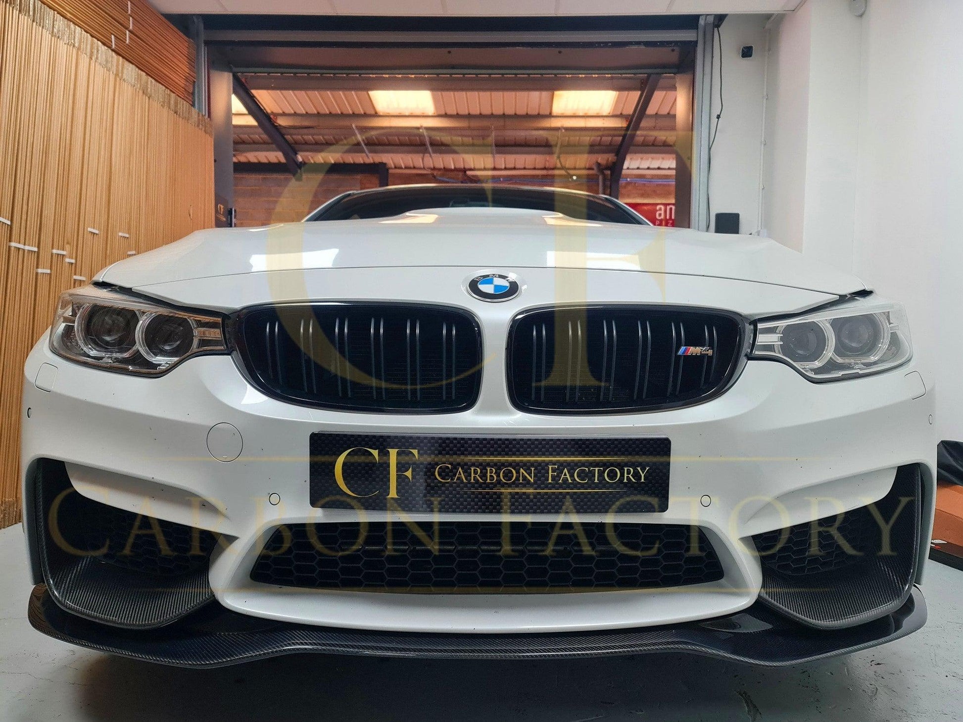 BMW F80 M3 F82 F83 M4 PSM Style Carbon Fibre Front Splitter 14-20-Carbon Factory