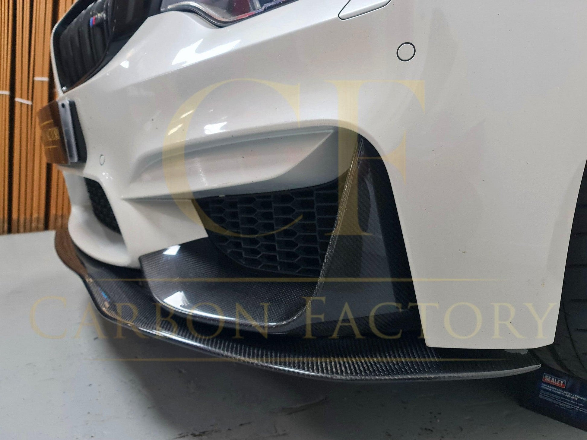 BMW F80 M3 F82 F83 M4 PSM Style Carbon Fibre Front Splitter 14-20-Carbon Factory