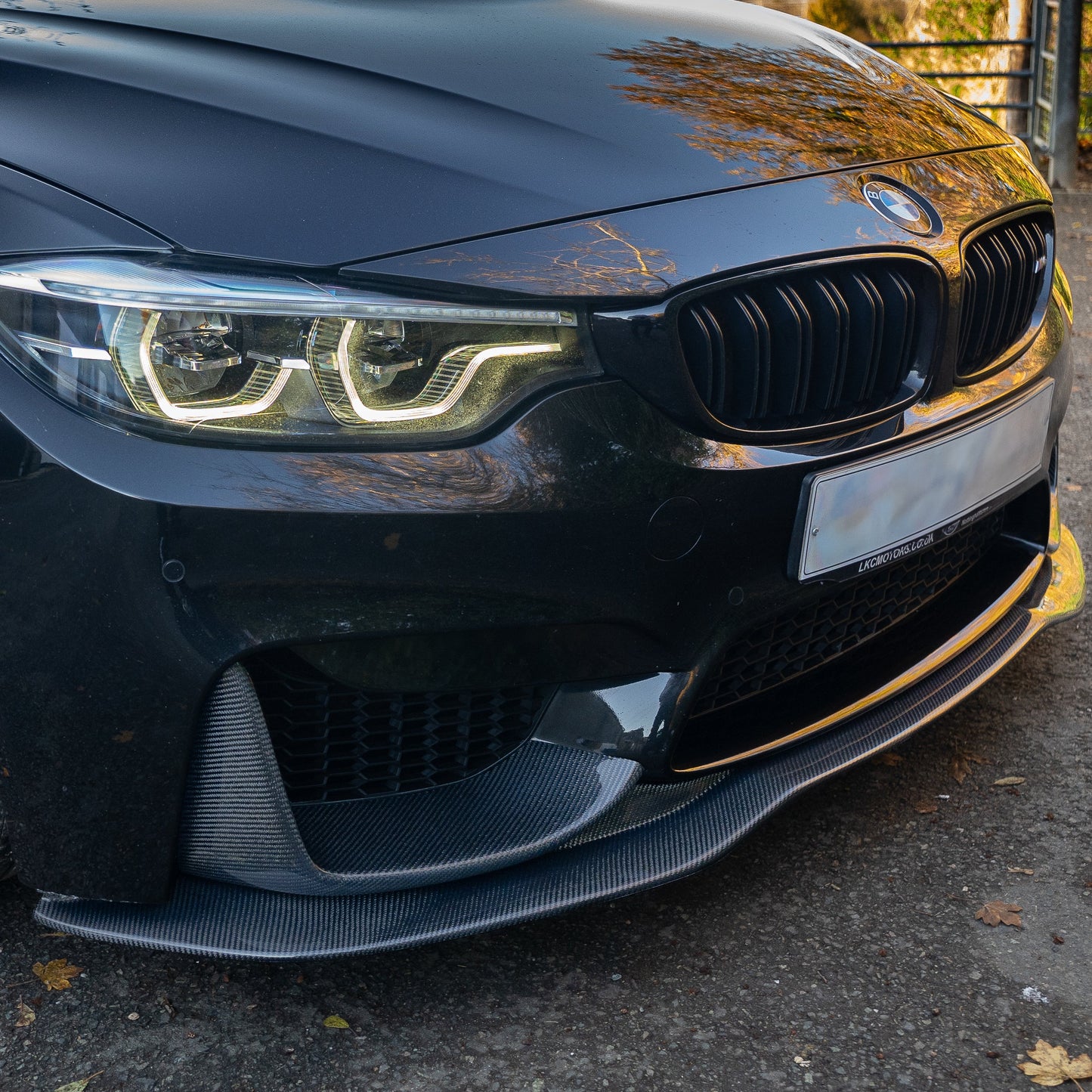 BMW F80 M3 F82 F83 M4 PSM Style Carbon Fibre Front Splitter 14-20-Carbon Factory