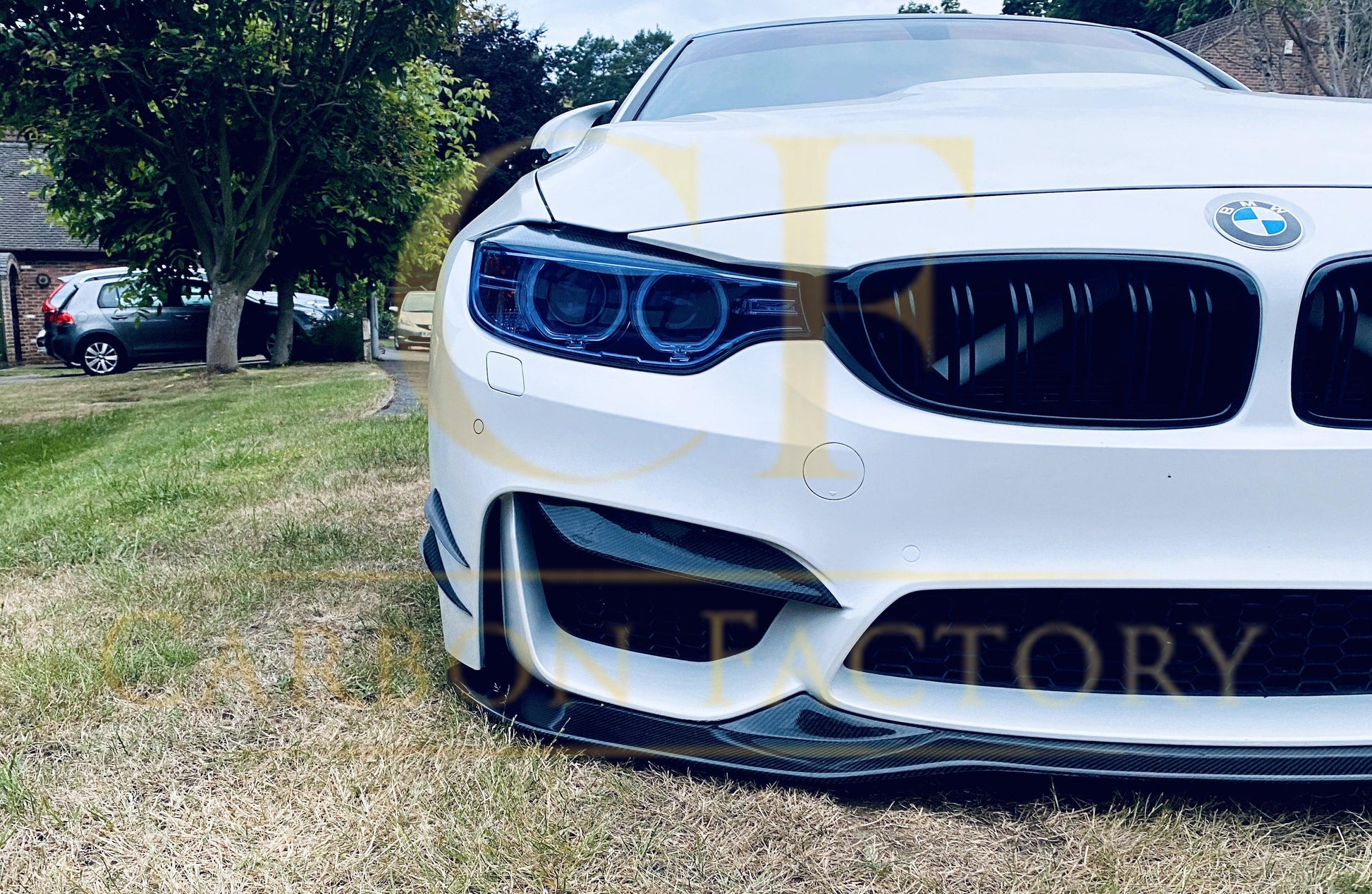 BMW F80 M3 F82 F83 M4 PSM Style Carbon Fibre Front Splitter 14-20 by Carbon Factory-Carbon Factory