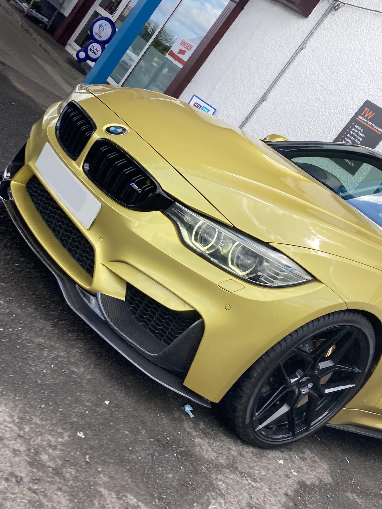 BMW F80 M3 F82 F83 M4 PSM Style Carbon Fibre Front Splitter 14-20 by Carbon Factory-Carbon Factory