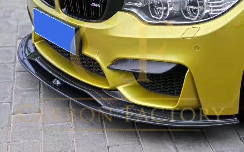 BMW F80 M3 F82 F83 M4 PSM Style Carbon Fibre Front Splitter 2 Pcs 14-20 by Carbon Factory-Carbon Factory