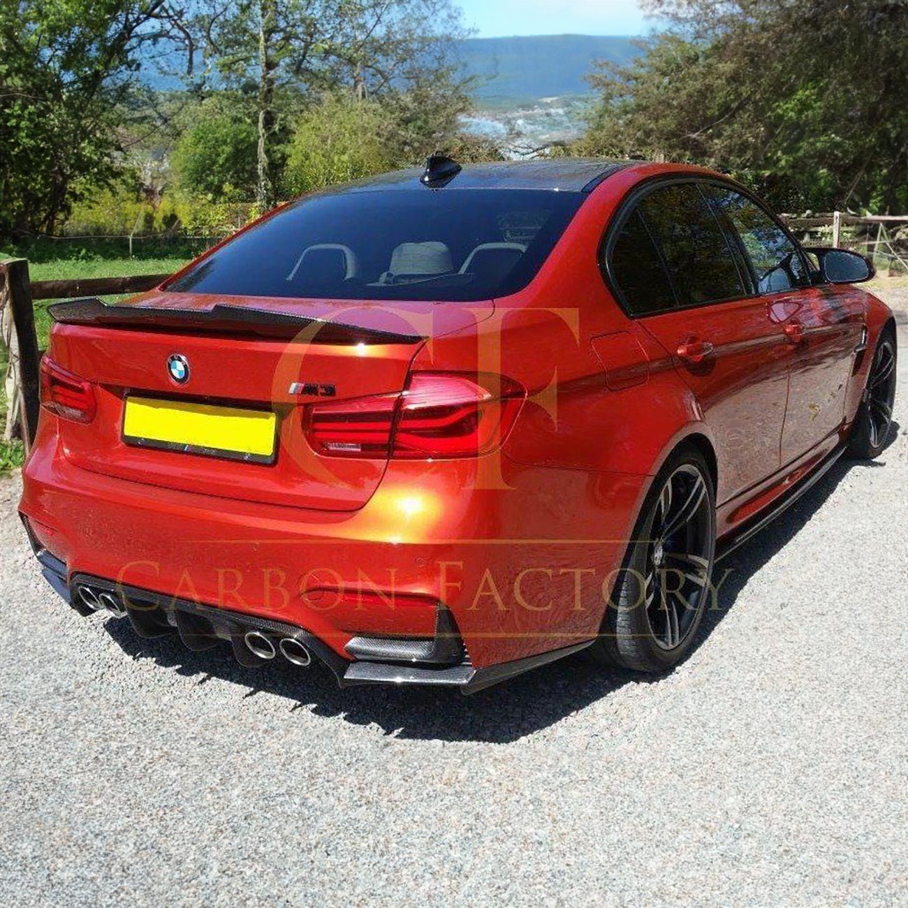 BMW F80 M3 F82 F83 M4 V Style Carbon Fibre Diffuser 14-20 by Carbon Factory-Carbon Factory