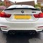 BMW F80 M3 F82 F83 M4 V Style Carbon Fibre Diffuser 14-20 by Carbon Factory-Carbon Factory