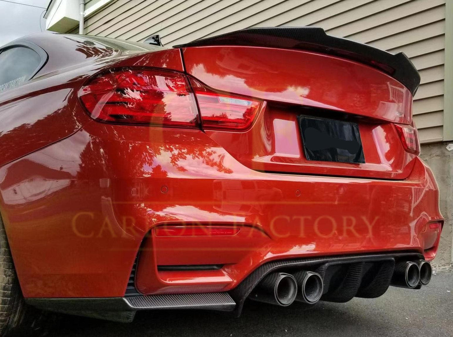 BMW F80 M3 F82 F83 M4 V Style Pre-preg Carbon Fibre Diffuser 14-20 by Carbon Factory-Carbon Factory