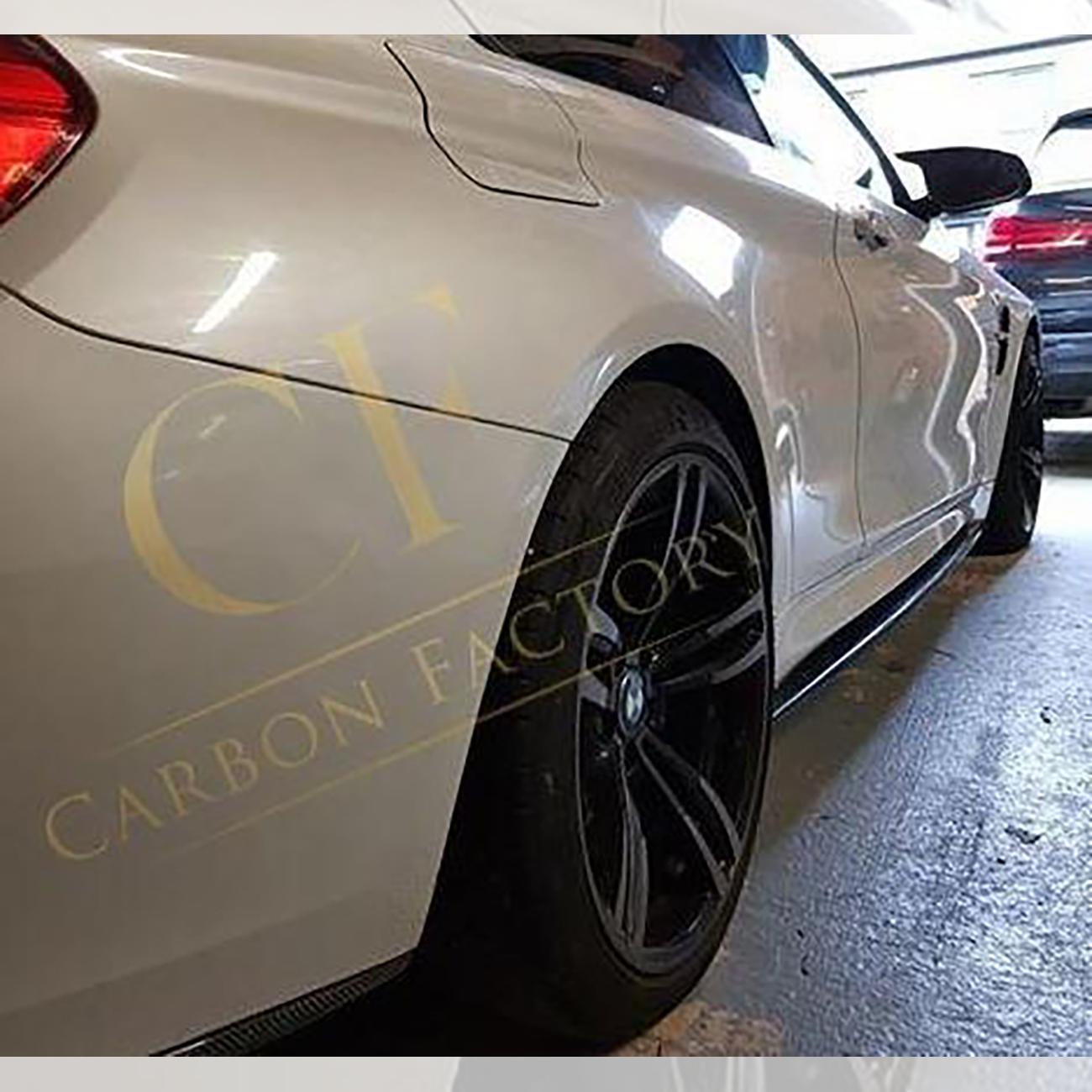 BMW F80 M3 MP Style Carbon Fibre Side Skirt Extension 14-20 by Carbon Factory-Carbon Factory