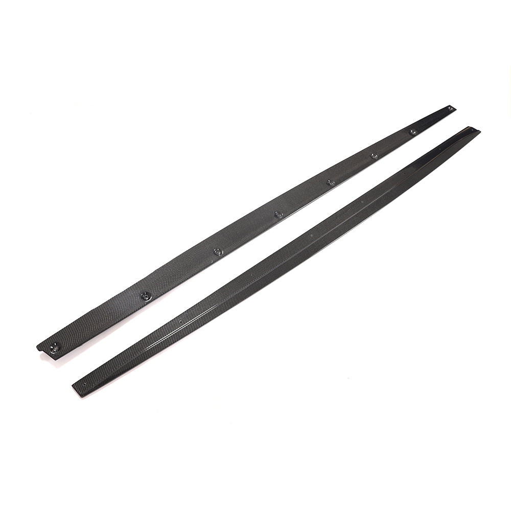 BMW F80 M3 MP Style Carbon Fibre Side Skirt Extension 14-20 by Carbon Factory-Carbon Factory