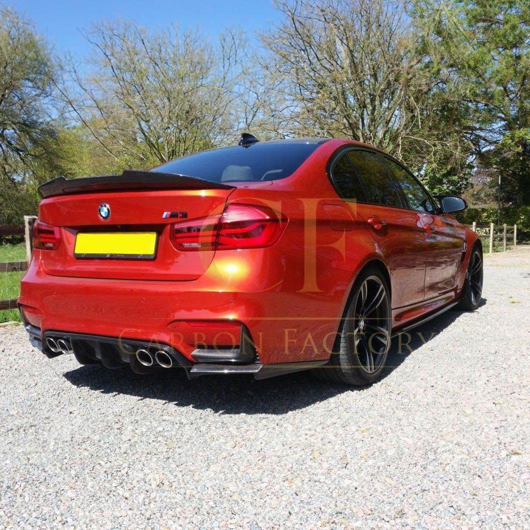 BMW F80 M3 MP Style Carbon Fibre Side Skirt Extension 14-20 by Carbon Factory-Carbon Factory