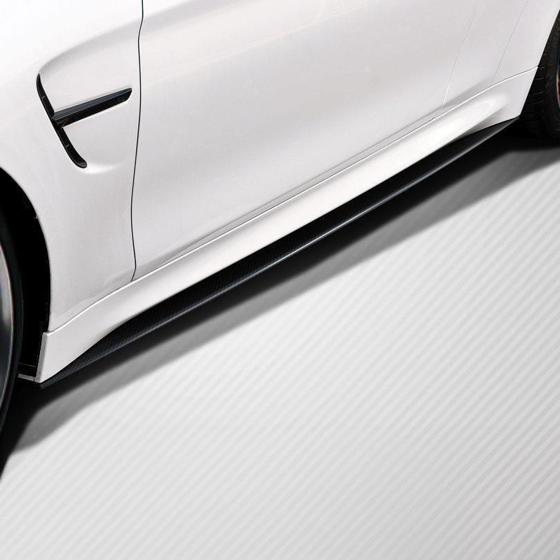 BMW F80 M3 MP Style Carbon Fibre Side Skirt Extension 14-20 by Carbon Factory-Carbon Factory