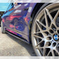 BMW F82 F83 M4 MP Style Carbon Fibre Side Skirt Extension 14-20 by Carbon Factory-Carbon Factory