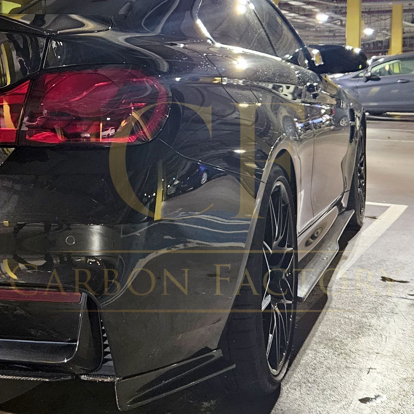 BMW F82 F83 M4 PSM Style Carbon Fibre Side Skirt Extension 14-20 by Carbon Factory-Carbon Factory