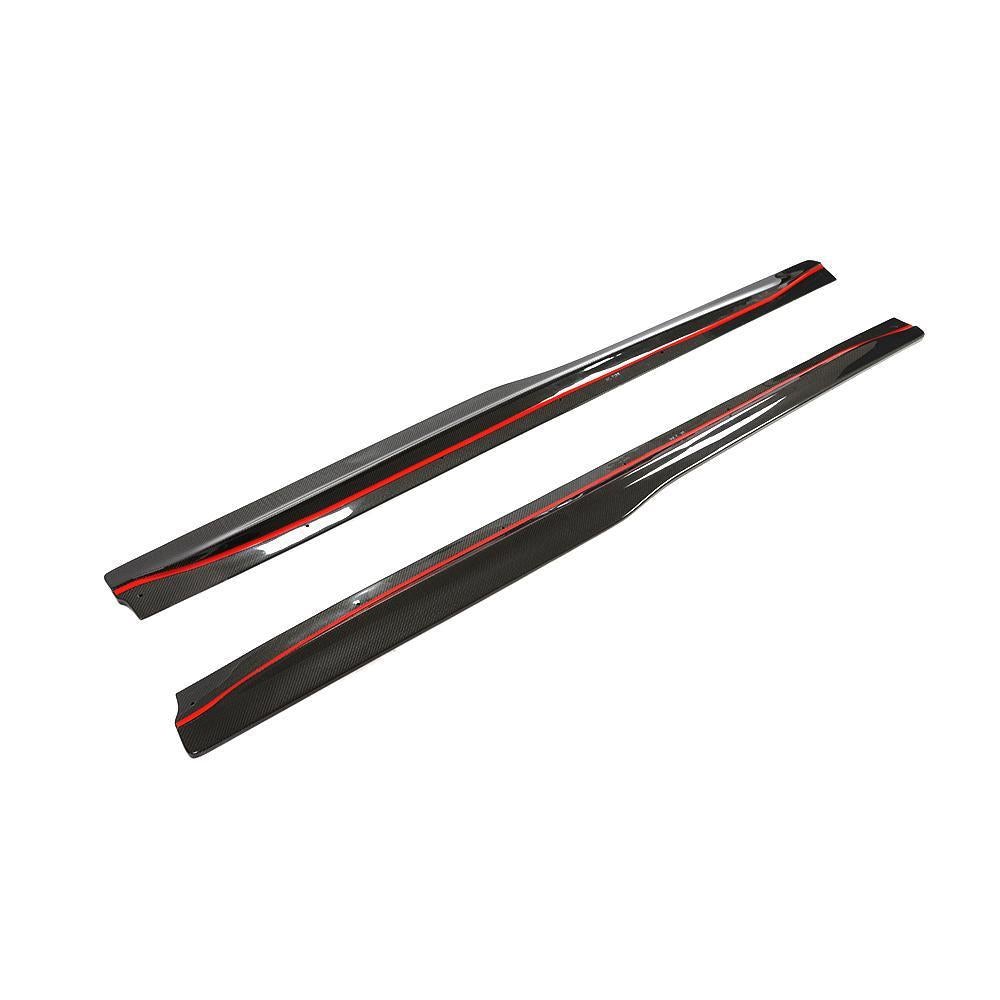 BMW F82 F83 M4 PSM Style Carbon Fibre Side Skirt Extension 14-20 by Carbon Factory-Carbon Factory