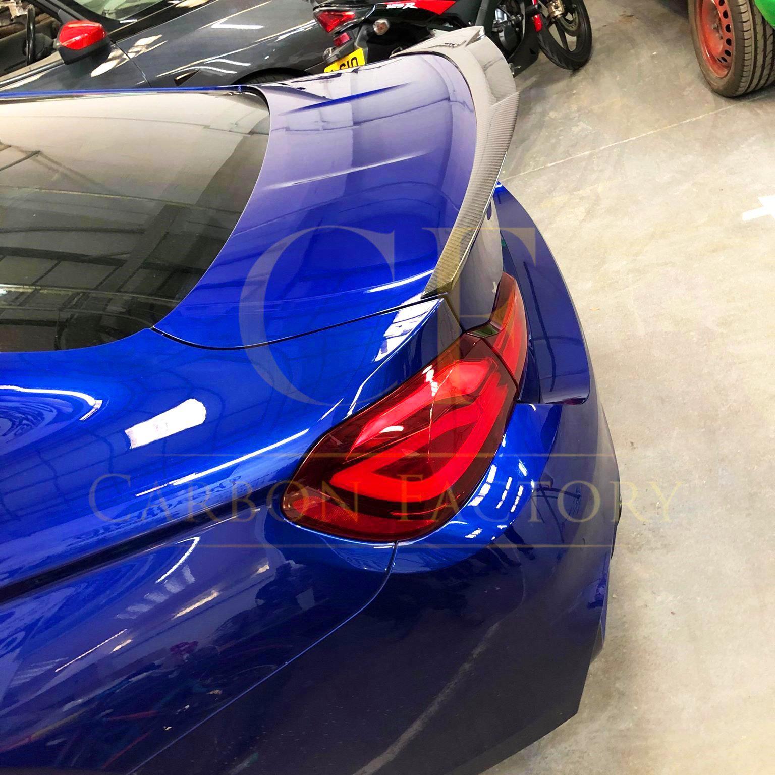 BMW F82 M4 Coupe V Style Pre-preg Carbon Fibre Boot Spoiler 14-20 by Carbon Factory-Carbon Factory