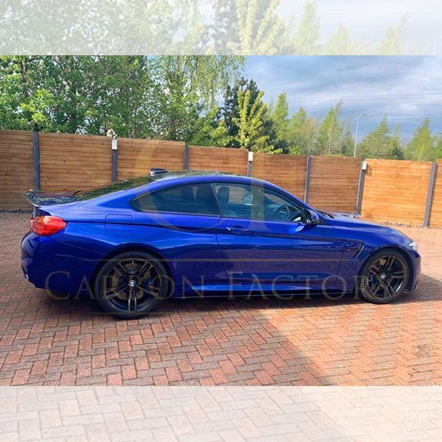 BMW F82 M4 Coupe V Style Pre-preg Carbon Fibre Boot Spoiler 14-20 by Carbon Factory-Carbon Factory