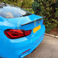 BMW F82 M4 Coupe V Style Pre-preg Carbon Fibre Boot Spoiler 14-20 by Carbon Factory-Carbon Factory