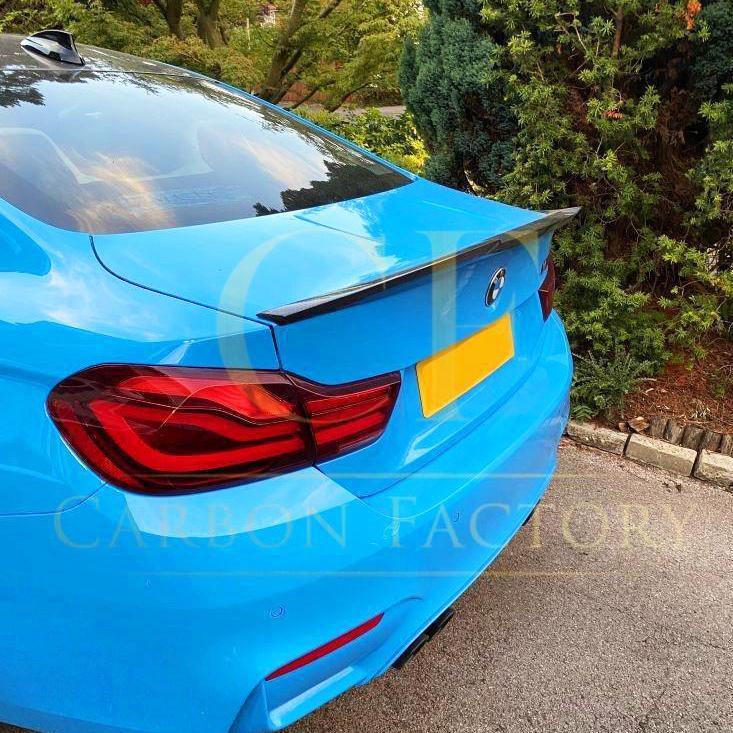 BMW F82 M4 Coupe V Style Pre-preg Carbon Fibre Boot Spoiler 14-20 by Carbon Factory-Carbon Factory