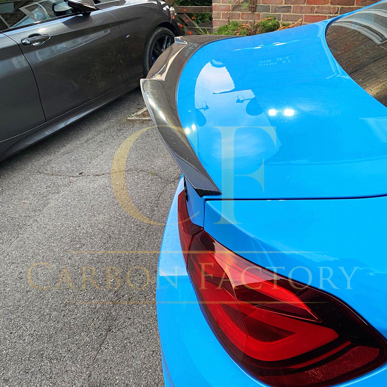 BMW F82 M4 Coupe V Style Pre-preg Carbon Fibre Boot Spoiler 14-20 by Carbon Factory-Carbon Factory