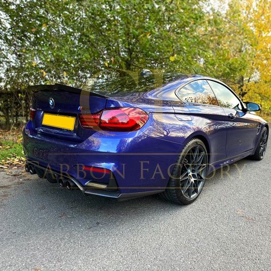 BMW F82 M4 Coupe V Style Pre-preg Carbon Fibre Boot Spoiler 14-20 by Carbon Factory-Carbon Factory