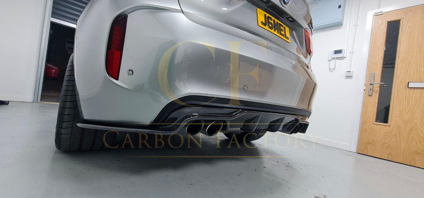 BMW F85 X5M F86 X6M 3D Style Carbon Fibre Rear Diffuser 16-Present by Carbon Factory-Carbon Factory