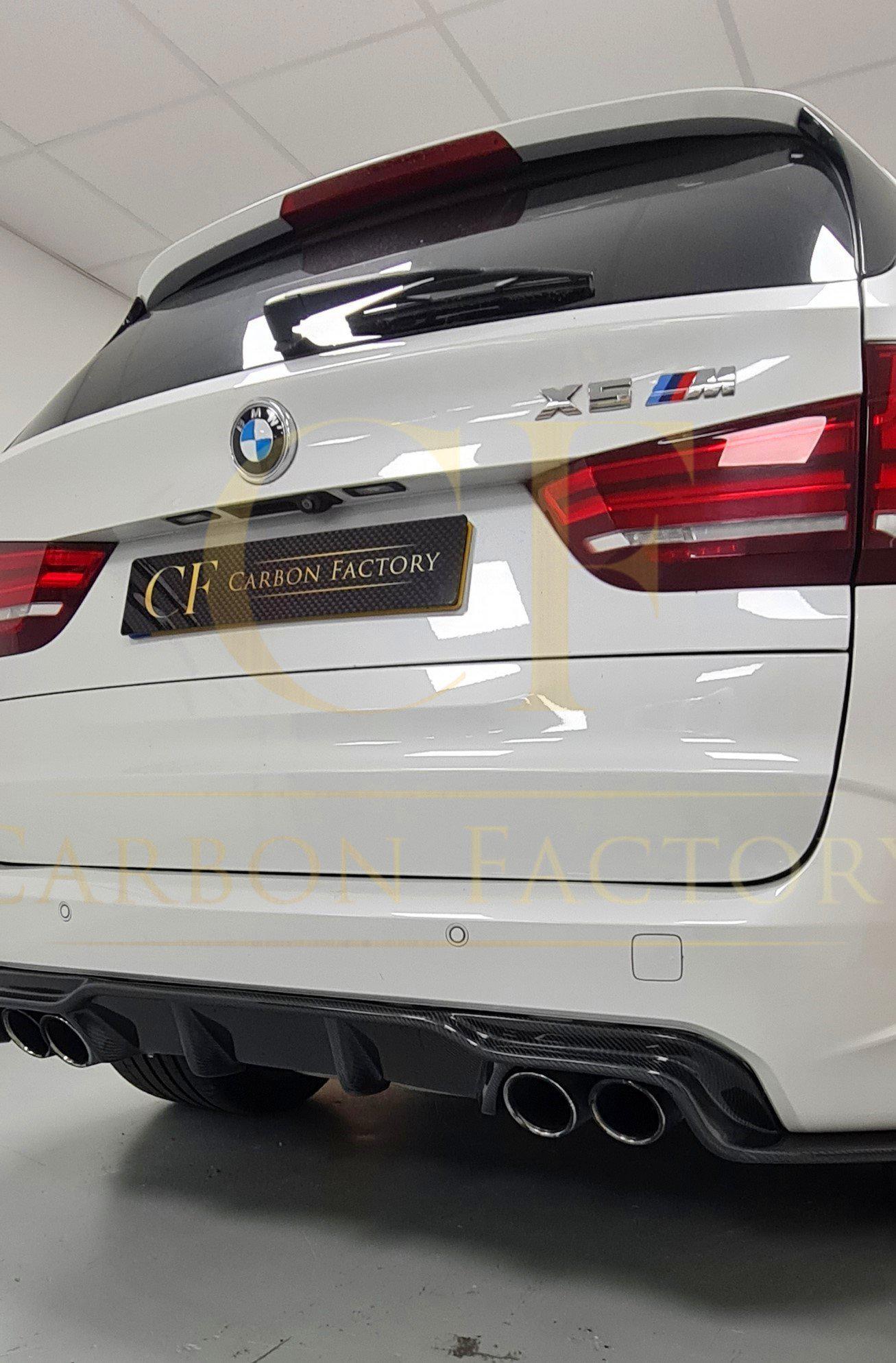 BMW F85 X5M F86 X6M 3D Style Carbon Fibre Rear Diffuser 16-Present by Carbon Factory-Carbon Factory