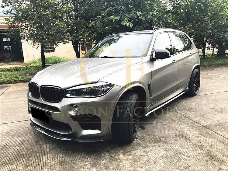 BMW F85 X5M F86 X6M MP Style Carbon Fibre Front Splitter 16-Present by Carbon Factory-Carbon Factory