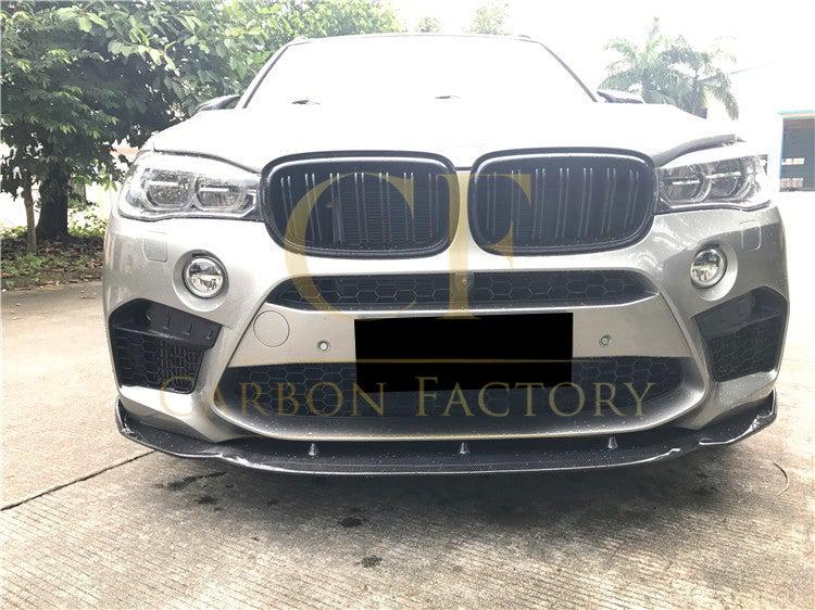 BMW F85 X5M F86 X6M MP Style Carbon Fibre Front Splitter 16-Present by Carbon Factory-Carbon Factory