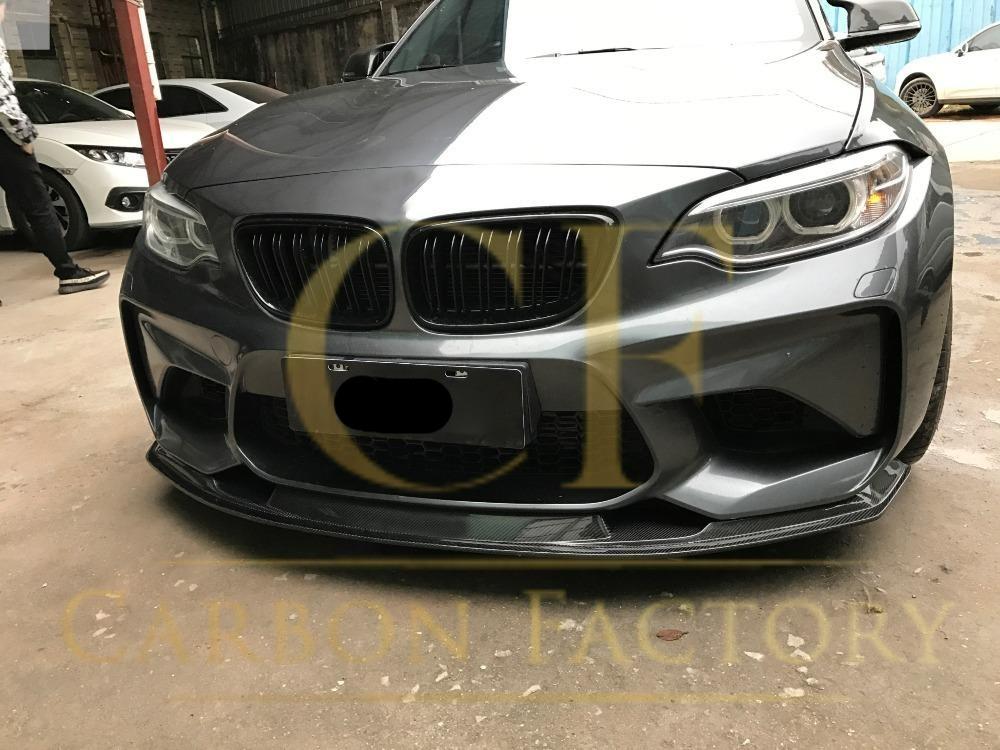 BMW F87 M2 Carbon Fibre Front Splitter GTS Style 16-18-Carbon Factory