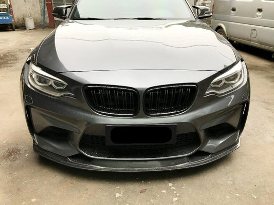 BMW F87 M2 Carbon Fibre Front Splitter GTS Style 16-18 by Carbon Factory-Carbon Factory