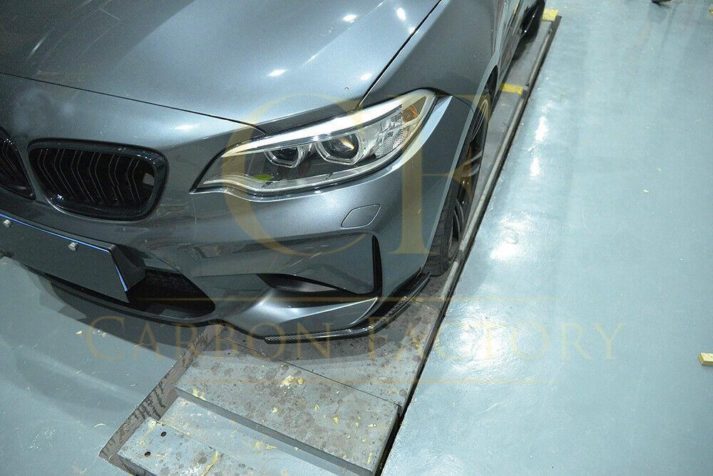 BMW F87 M2 Carbon Fibre Front Splitter MP Style 16-21-Carbon Factory