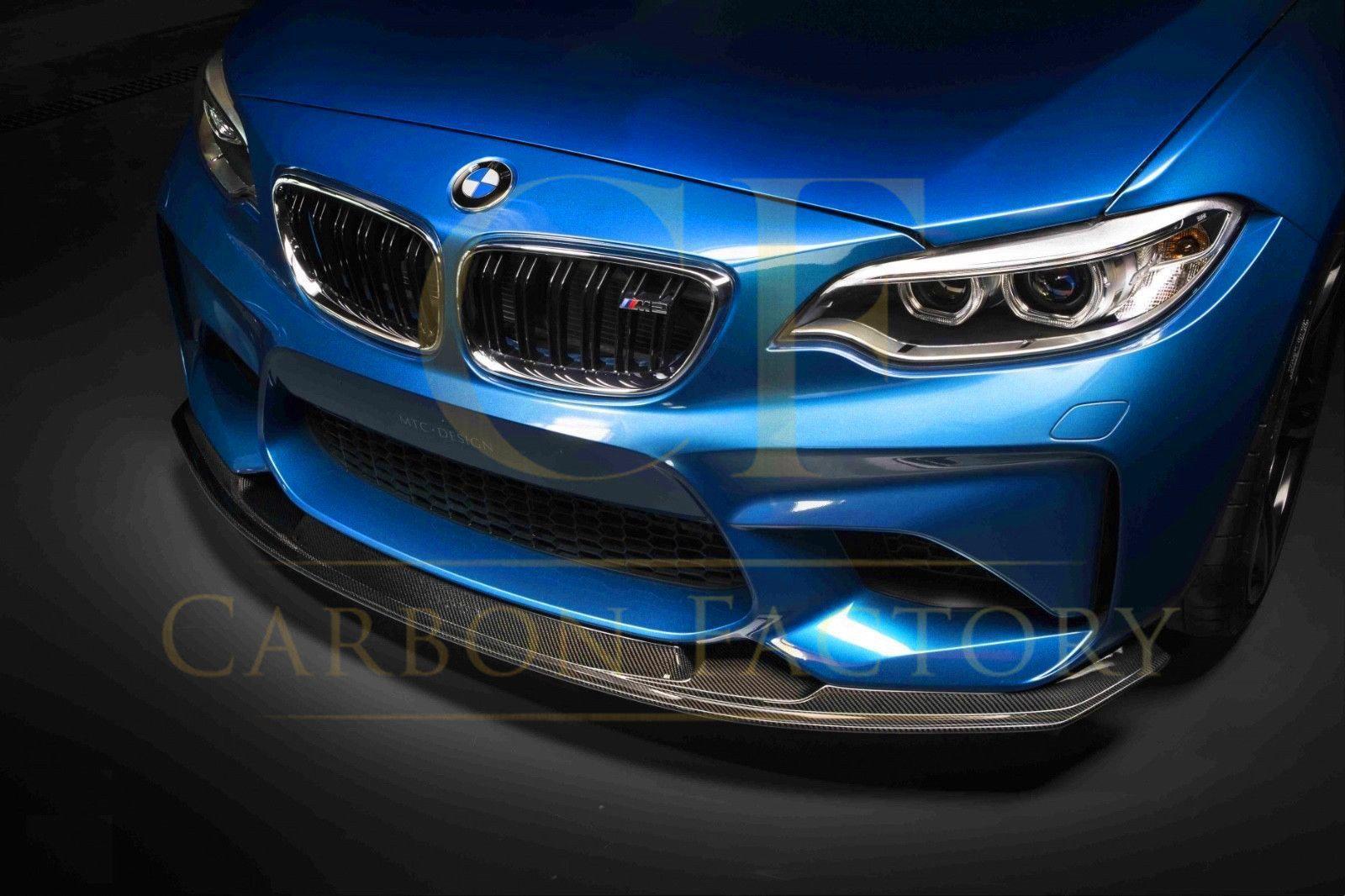 BMW F87 M2 Carbon Fibre Front Splitter MTC Style 16-18 by Carbon Factory-Carbon Factory