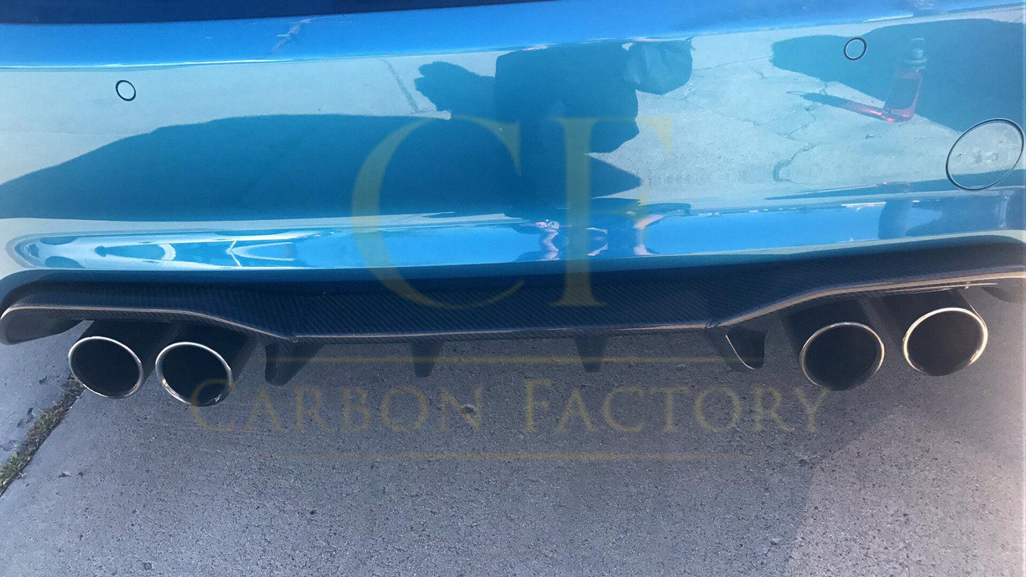 BMW F87 M2 Carbon Fibre Rear Diffuser Big Fins Style 16-21-Carbon Factory
