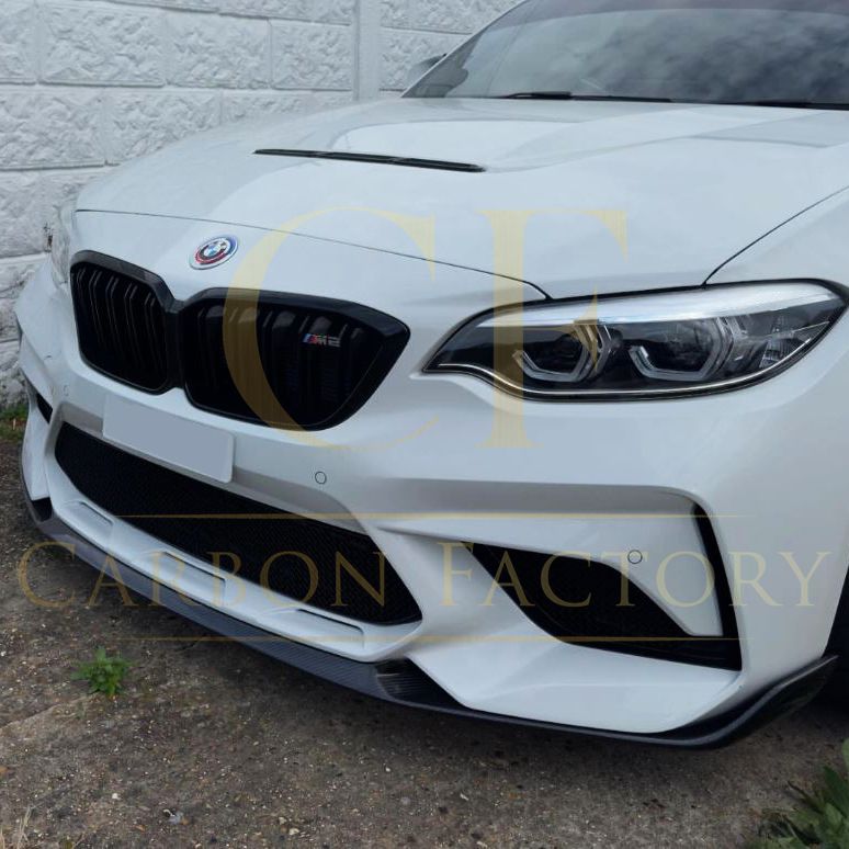 BMW F87 M2C Competition Carbon Fibre Front Splitter C Style 16-21-Carbon Factory