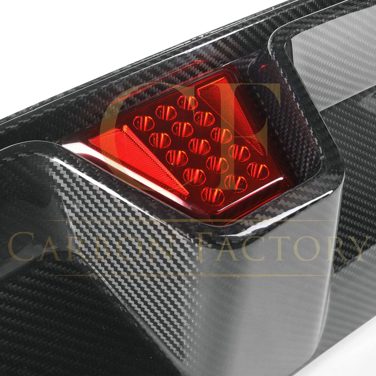 BMW F90 M5 CS Style with LED Pre-Preg Carbon Fibre Rear Diffuser 17-24-Carbon Factory