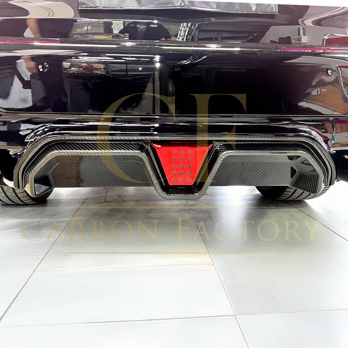 BMW F90 M5 CS Style with LED Pre-Preg Carbon Fibre Rear Diffuser 17-24-Carbon Factory