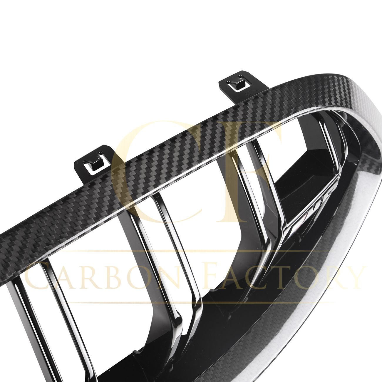 BMW F91 F92 F93 M8 Double Slat Pre-preg Carbon Fibre Front Grille 20-Present-Carbon Factory