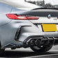 BMW F93 M8 SQ Style Pre-Preg Carbon Fibre Rear Trims 20-Present-Carbon Factory