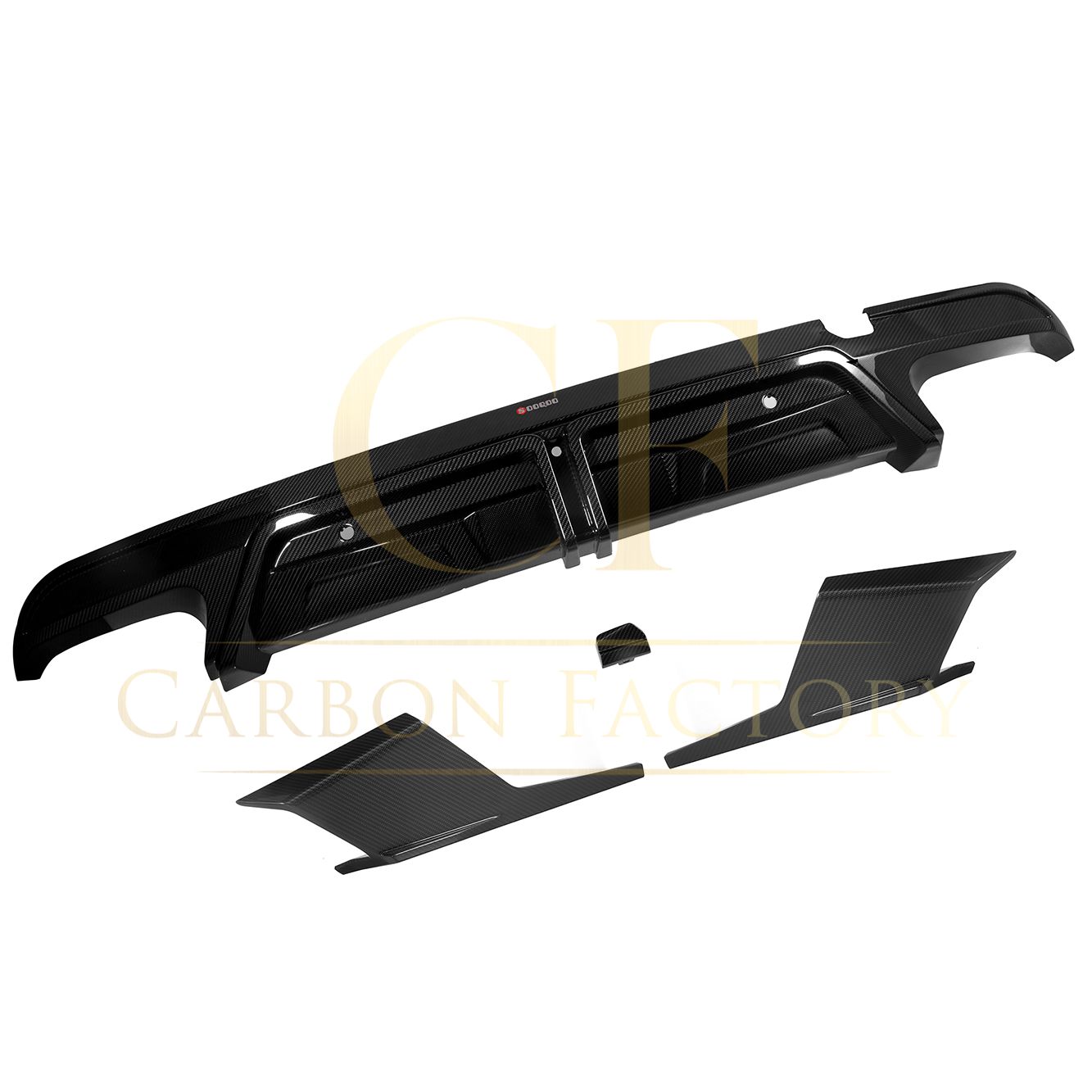 BMW F95 X5M SQ Style Pre-Preg Carbon Fibre Rear Diffuser 20-Present-Carbon Factory