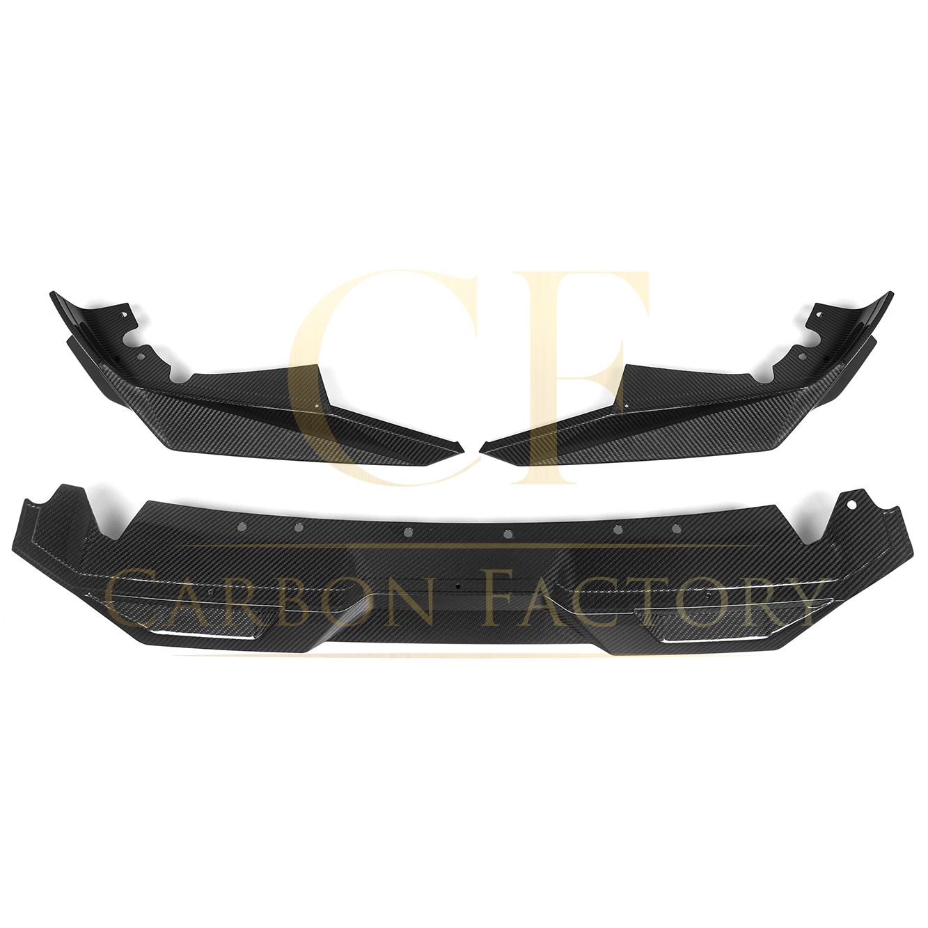 BMW F95LCI X5M SQ Style Pre-Preg Carbon Fibre Front Splitter 24-Present-Carbon Factory