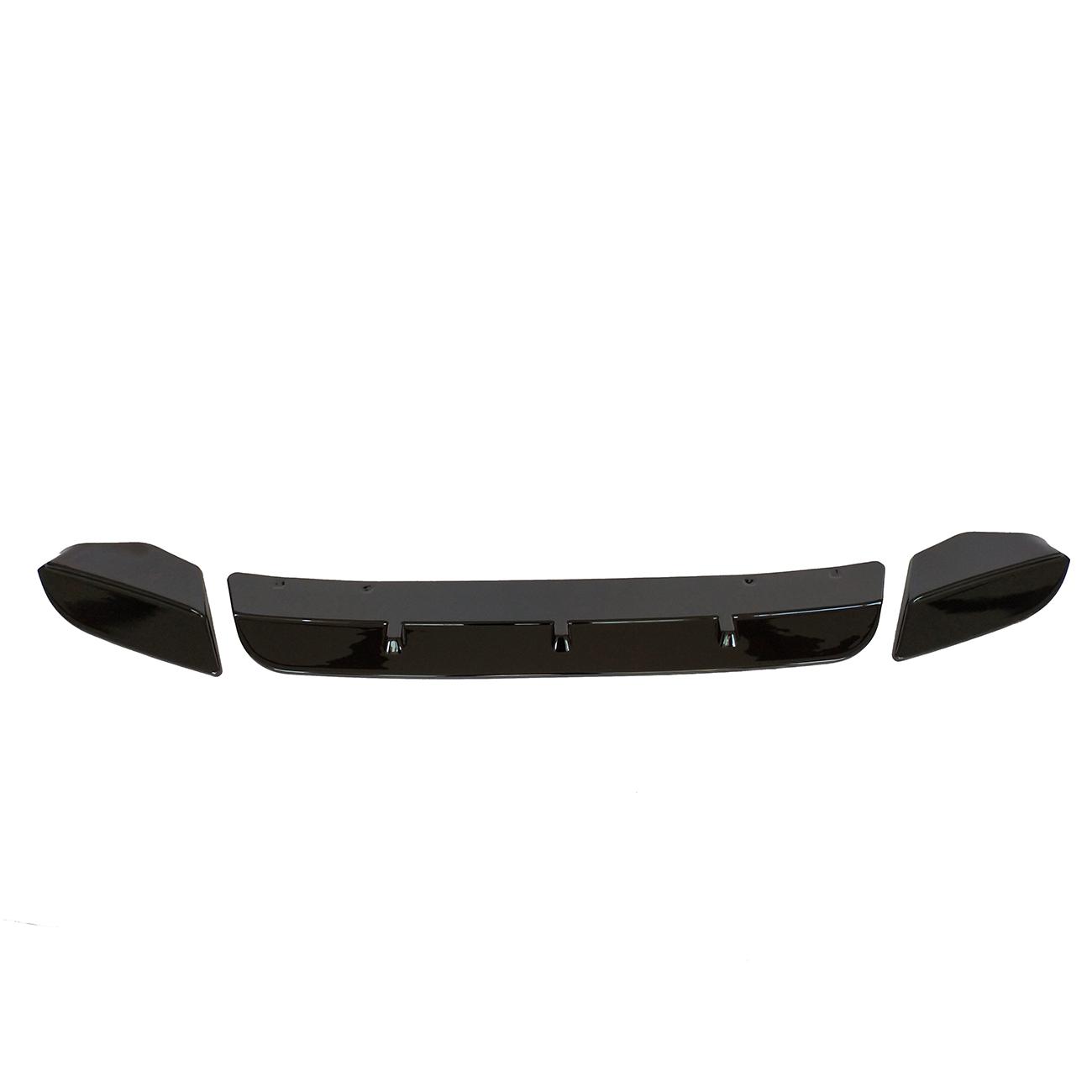 BMW F97 X3M F98 X4M V Style Gloss Black Front Splitter 18-21 by Carbon Factory-Carbon Factory