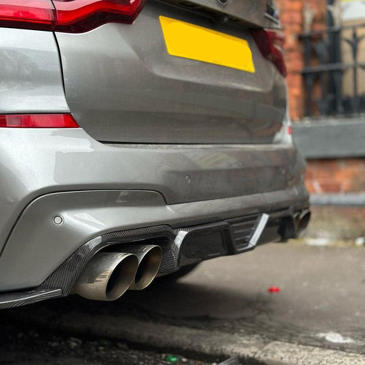 BMW F97 X3M MP Style Carbon Fibre Rear Diffuser 18-21-Carbon Factory